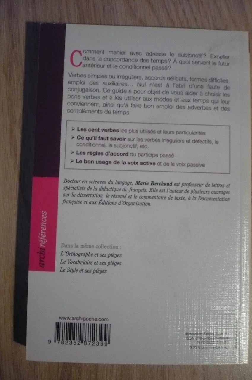 LA CONJUGACIÓN Y SUS TRAMPAJOS de Marie BERCHOUD (2011) – photo 2